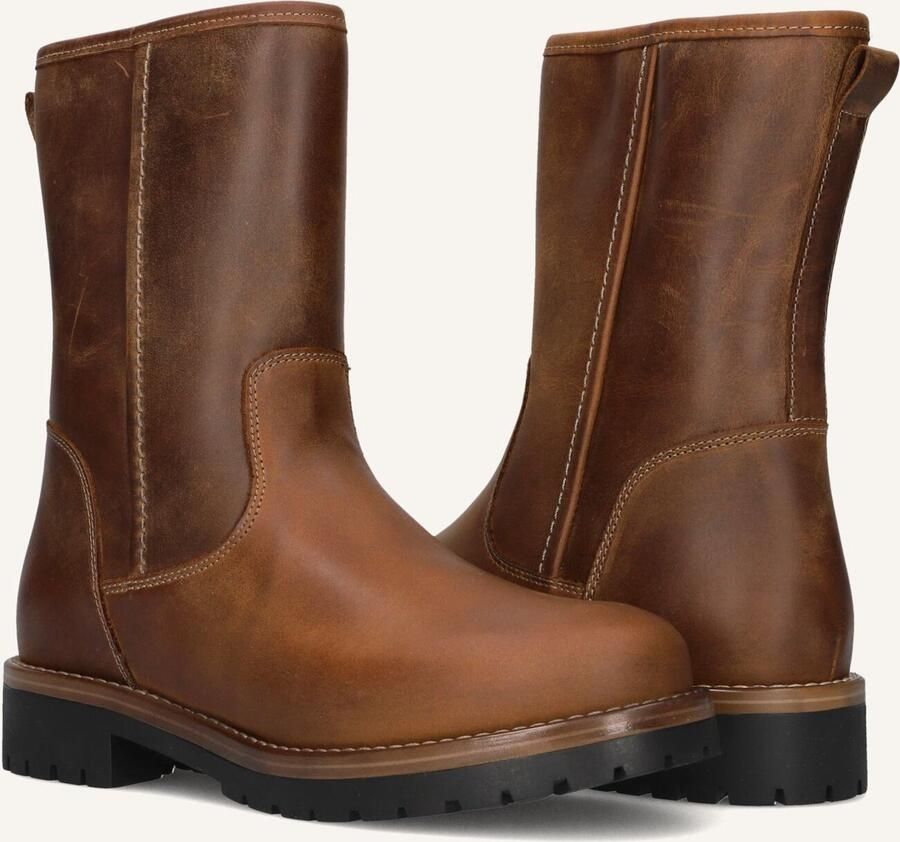 AYANA Boots Dames 762 Maat: 36 Materiaal: Leer Kleur: Bruin - Foto 2