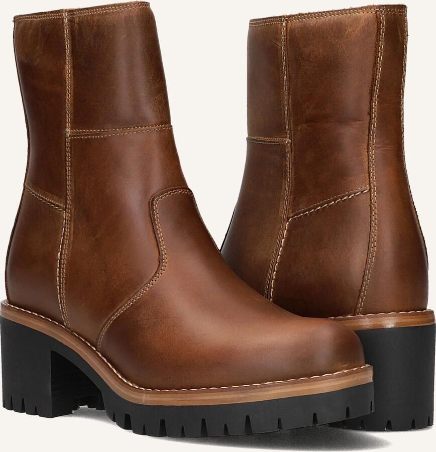 AYANA Enkellaarsjes Dames 853 Maat: 36 Materiaal: Leer Kleur: Bruin - Foto 2