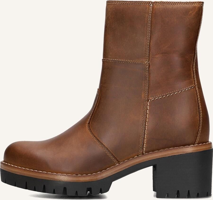 AYANA Enkellaarsjes Dames 853 Maat: 41 Materiaal: Leer Kleur: Bruin - Foto 2