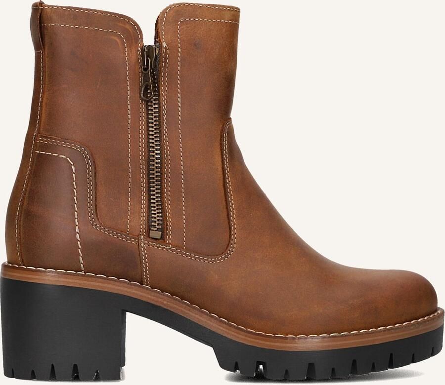 AYANA Enkellaarsjes Dames 854 Maat: 41 Materiaal: Leer Kleur: Bruin - Foto 2