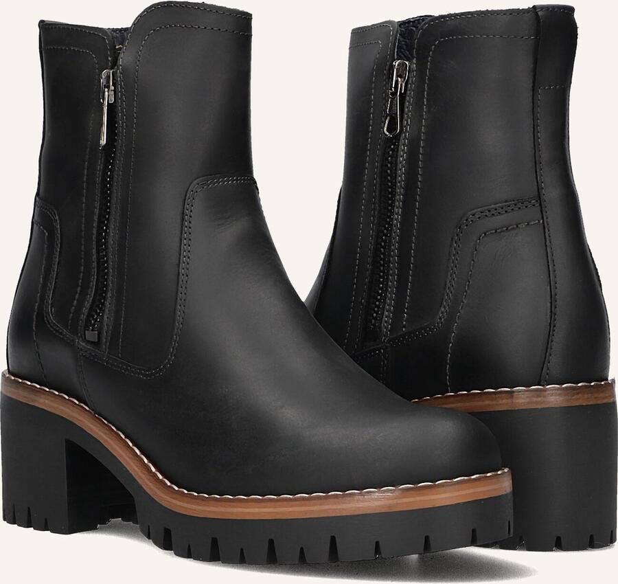 AYANA Enkellaarsjes Dames 854 Maat: 39 Materiaal: Leer Kleur: Zwart - Foto 2