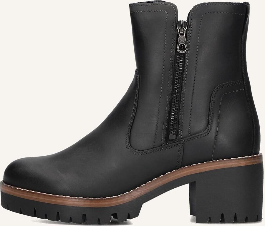 AYANA Enkellaarsjes Dames 854 Maat: 39 Materiaal: Leer Kleur: Zwart - Foto 3