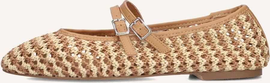 AYANA Ballerina Dames L12469 Maat: 37 Materiaal: Textiel Kleur: Bruin - Foto 2