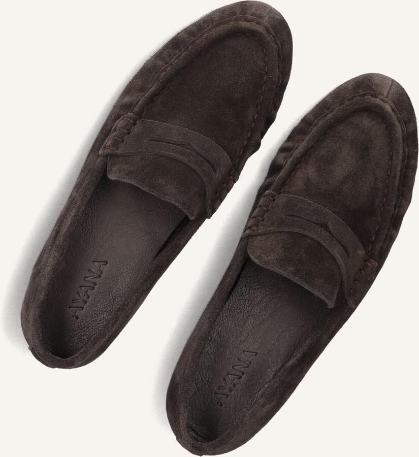 AYANA Loafers Dames Lfg016 Suède Bruin