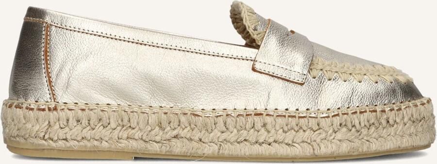 AYANA Espadrilles Dames Omo25yu819 Leer Goudkleurig - Foto 4