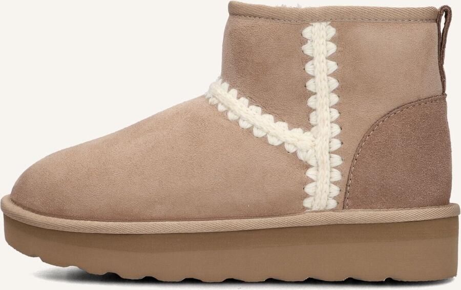 AYANA Vachtlaarzen Dames Sw4w035yw Maat: 36 Materiaal: Suède Kleur: Taupe - Foto 3