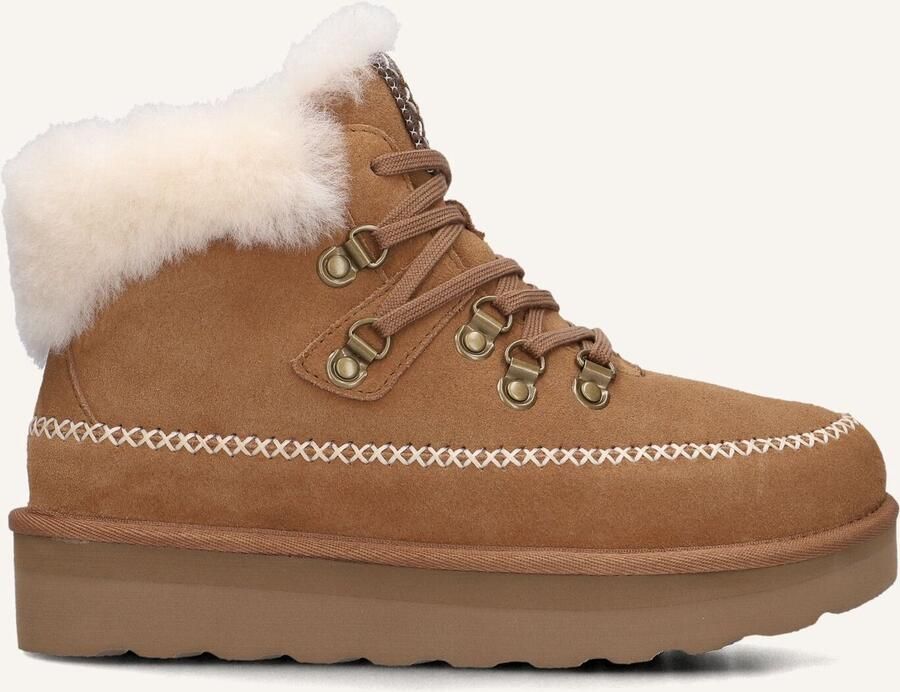 AYANA Veterboots Dames Sw4w083yw Maat: 43 Materiaal: Suède Kleur: Cognac - Foto 2