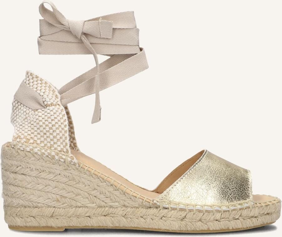 AYANA Espadrilles Dames Yu127 Maat: 39 Materiaal: Leer Kleur: Goud - Foto 2