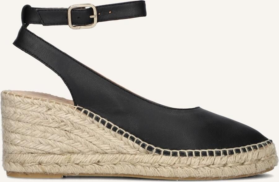 AYANA Espadrilles Dames Yu669 Maat: 40 Materiaal: Leer Kleur: Zwart - Foto 2