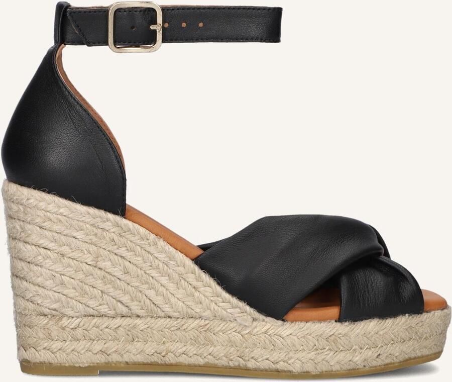 AYANA Espadrilles Dames Yu690 Maat: 40 Materiaal: Leer Kleur: Zwart - Foto 2