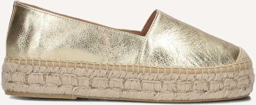 AYANA Espadrilles Dames Yu736 Maat: 37 Materiaal: Leer Kleur: Goud - Foto 2