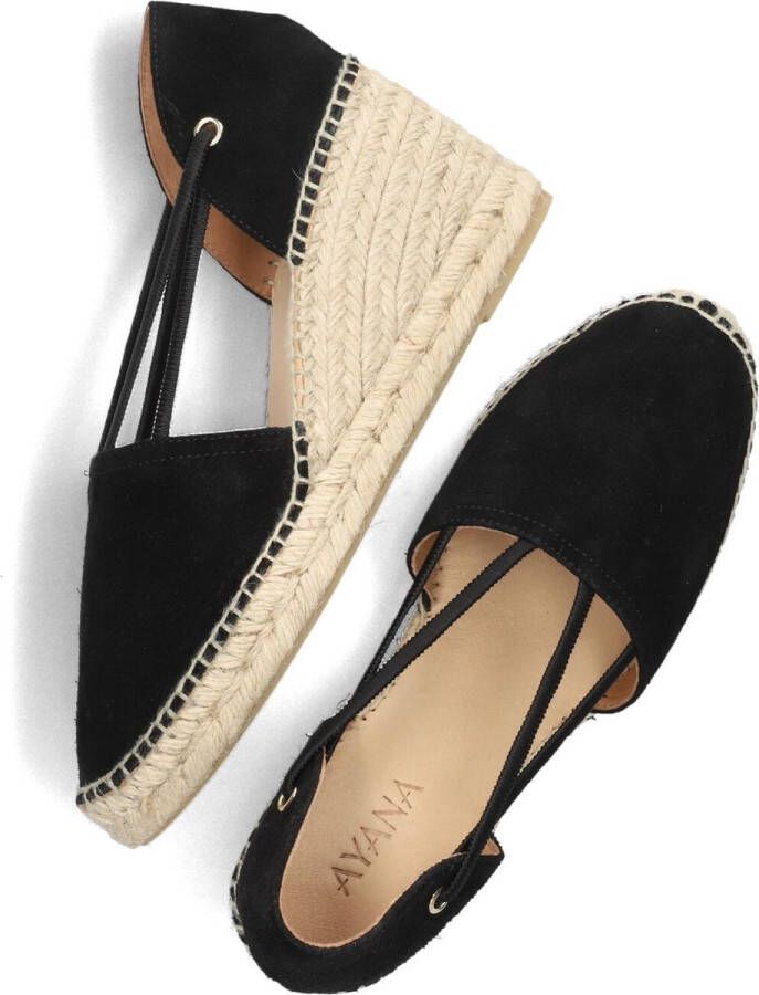 AYANA Espadrilles Dames Yu688 Maat: 40 Materiaal: Suède Kleur: Zwart - Foto 2