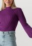 AYANA Notre-V Nv-elodie Truien & vesten Dames Sweater Hoodie Vest- Paars - Thumbnail 7