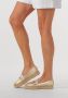AYANA Espadrilles Dames Omo25yu812 Maat: 37 Materiaal: Leer Kleur: Goudkleurig - Thumbnail 2
