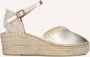 AYANA Espadrilles Dames Omo25yu814 Maat: 40 Materiaal: Suède Kleur: Goudkleurig - Thumbnail 2