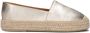 AYANA Espadrilles Dames Omo25yu815 Maat: 36 Materiaal: Leer Kleur: Goudkleurig - Thumbnail 2