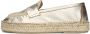AYANA Espadrilles Dames Omo25yu819 Maat: 41 Materiaal: Leer Kleur: Goudkleurig - Thumbnail 6