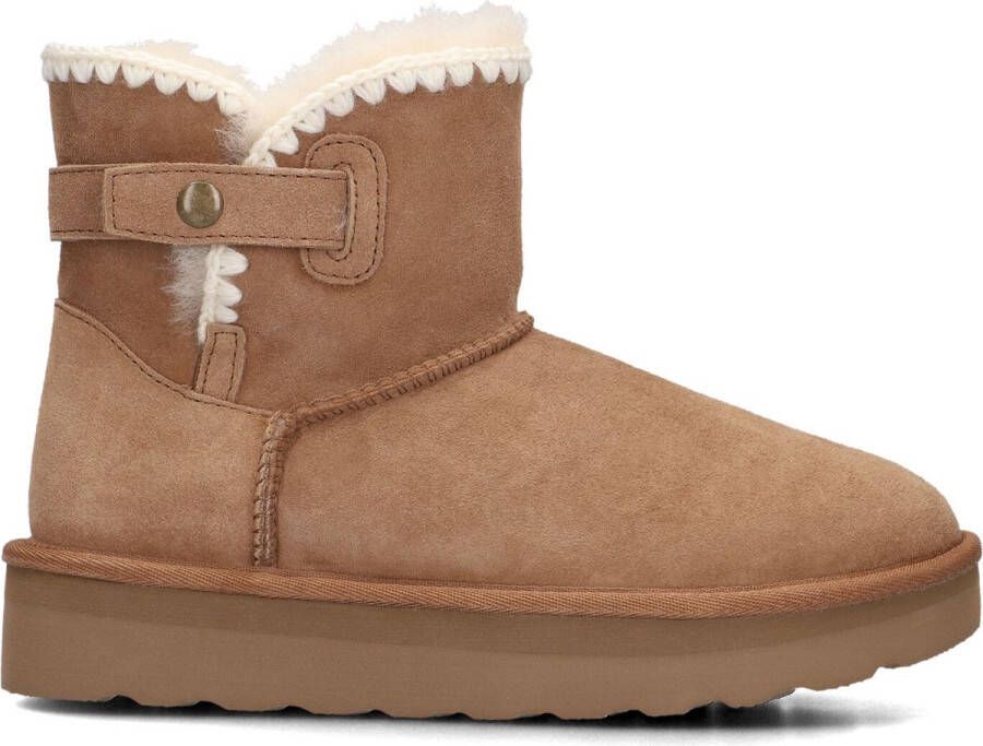 AYANA Vachtlaarzen Dames Sw3w493yw Maat: 40 Materiaal: Suède Kleur: Camel - Foto 3