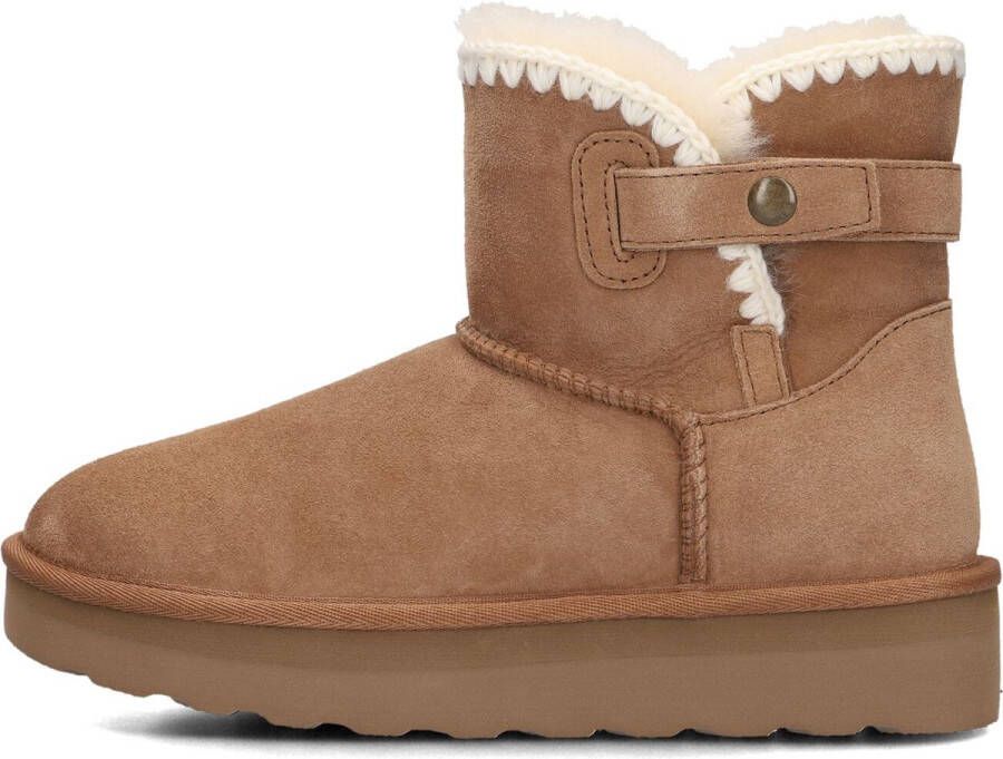 AYANA Vachtlaarzen Dames Sw3w493yw Maat: 40 Materiaal: Suède Kleur: Camel - Foto 4