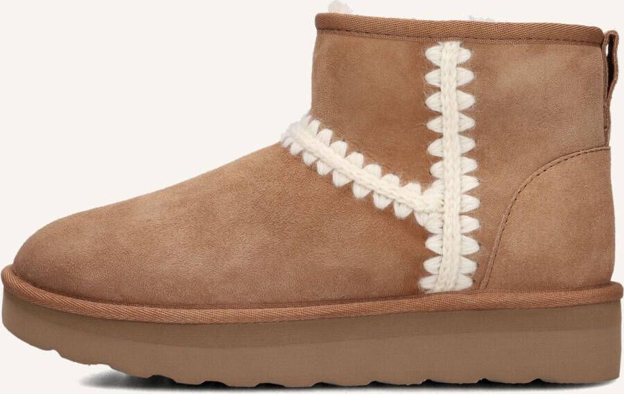 AYANA Vachtlaarzen Dames Sw4w035yw Maat: 42 Materiaal: Suède Kleur: Cognac - Foto 2