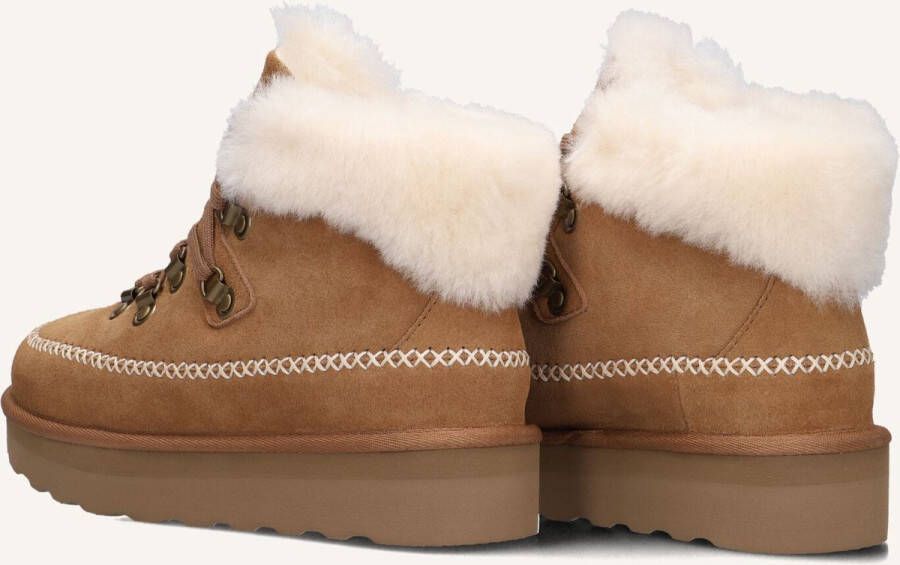 AYANA Veterboots Dames Sw4w083yw Maat: 39 Materiaal: Suède Kleur: Cognac - Foto 3