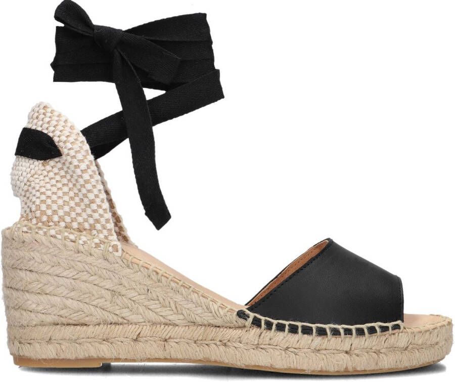 AYANA Espadrilles Dames Yu127 Maat: 37 Materiaal: Leer Kleur: Zwart - Foto 2
