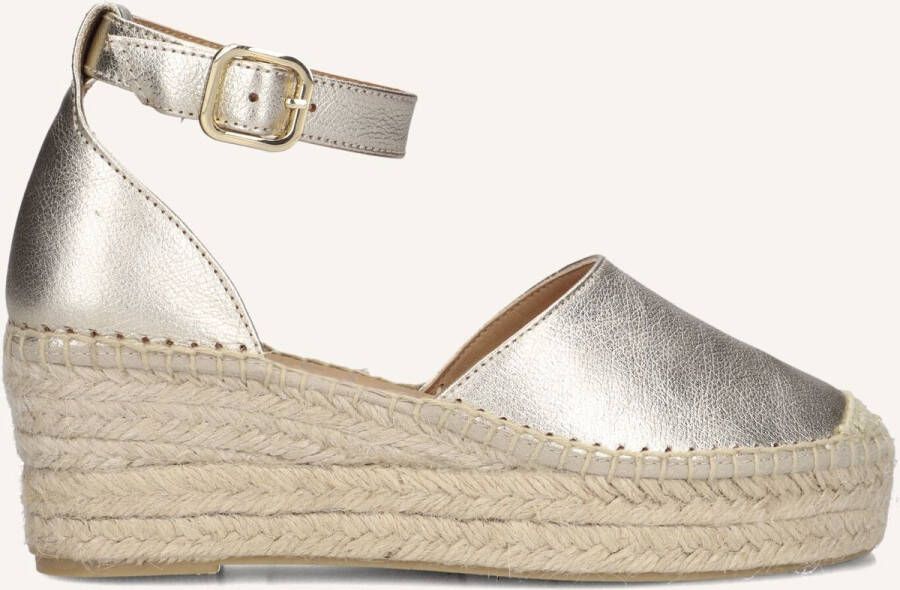 AYANA Yu689 Espadrilles Dames Goudkleurig