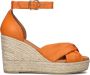 AYANA Espadrilles Dames Yu690 Maat: 41 Materiaal: Leer Kleur: Oranje - Thumbnail 2