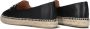 AYANA Espadrilles Dames Yu695 Maat: 40 Materiaal: Leer Kleur: Zwart - Thumbnail 2