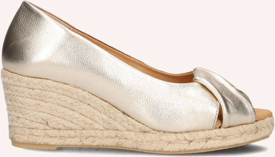 AYANA Espadrilles Dames Yu836 Maat: 41 Materiaal: Leer Kleur: Goudkleurig - Foto 2