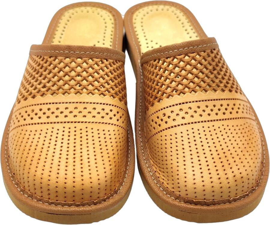 Baba Dames Leren Pantoffels Comfortabel & Ademend