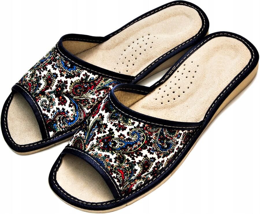 Baba Dames Pantoffels Premium Leer Handgemaakt