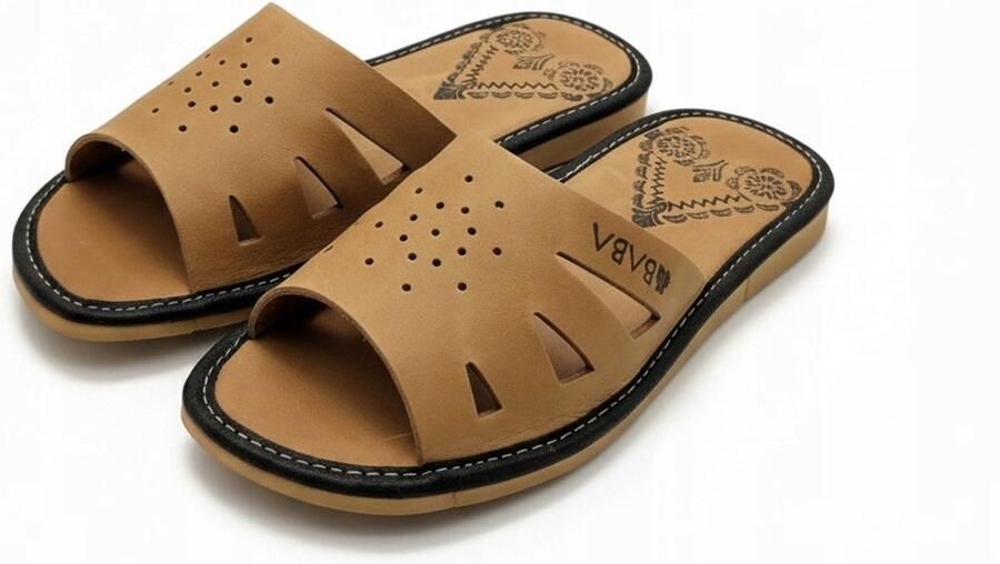 Baba Dames Pantoffels van Nubuck Leer Comfortabel & Handgemaakt