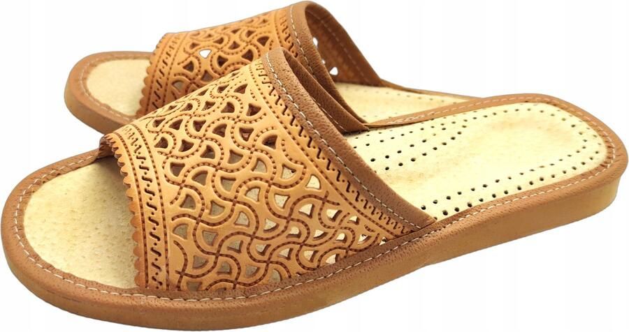 Baba Dames Pantoffels van Premium Leer Comfortabel & Ademend