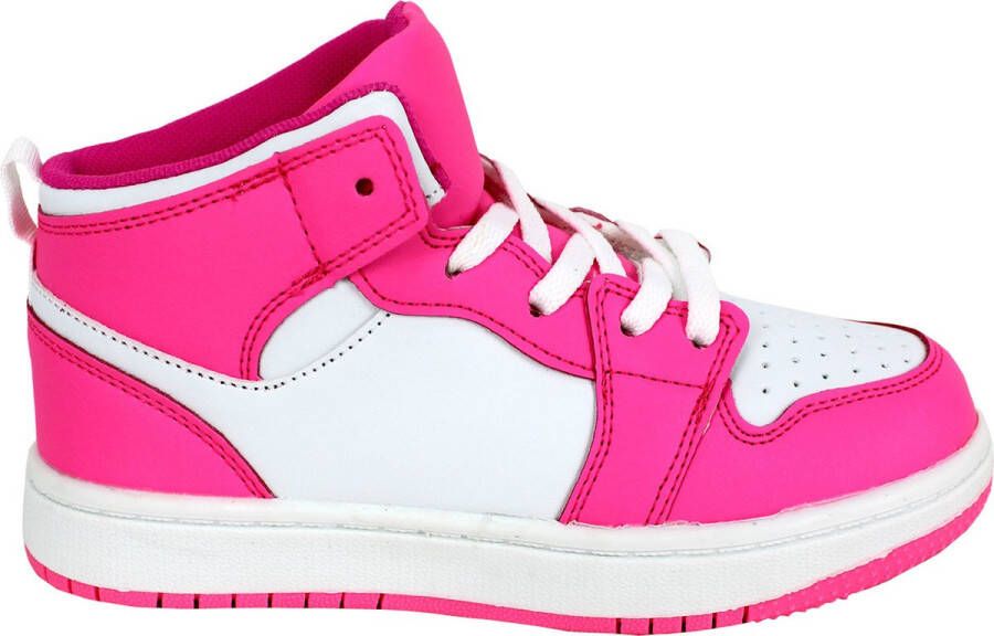 Babes & Binkies Sneakers Chiquita wit roze Kids & Kind Meisjes Roze