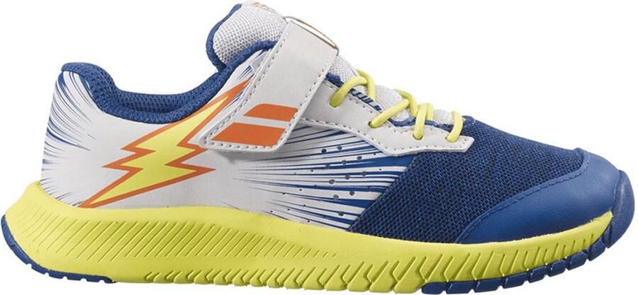 Babolat Boys' White And Blue Pulsion All Court Shoes 32s21518