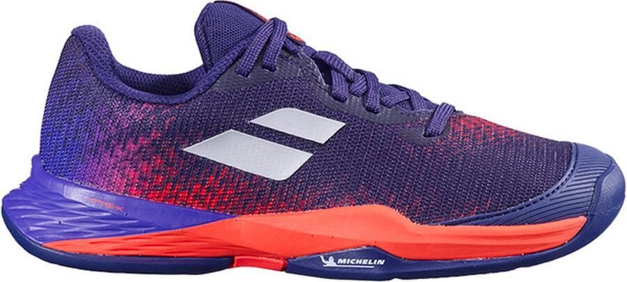 Babolat Jet Mach 3 All Court Junior Sportschoenen Tennis Smashcourt Purple Orange - Foto 2