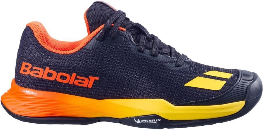 Babolat Jet Mach 3 Junior AC Jongens Tennisschoen Zwart Zonsondergang