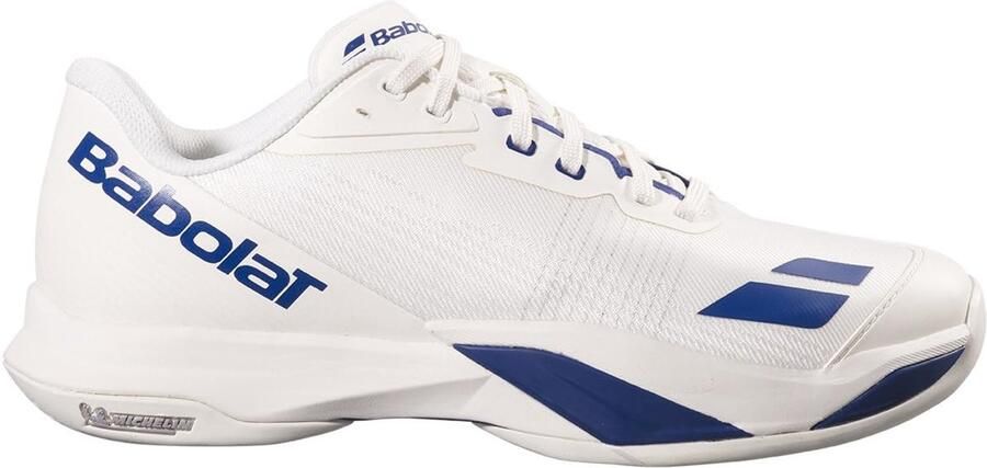 Babolat Jet Mach 4 All Court Tennisschoenen Cream Donkerblauw