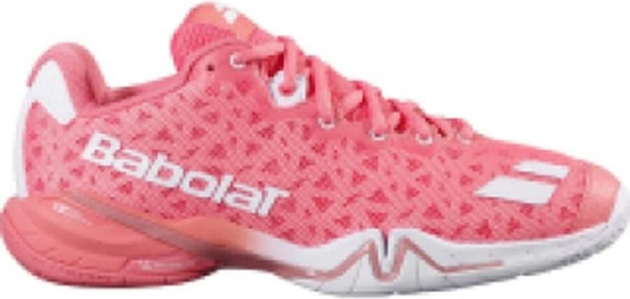 Babolat Shadow Tour 4 Dames Badmintonschoenen Wit Blauw