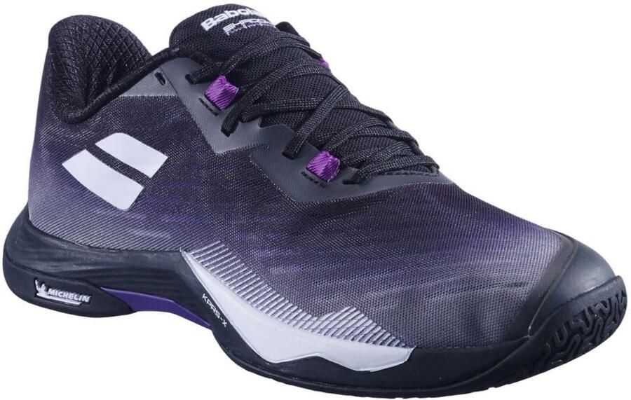 Babolat Shadow Tour 5 Badmintonschoenen Heren Zwart Paars