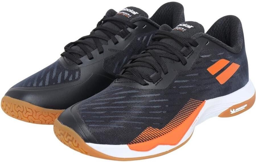 Babolat Shadow Tour 5 Badmintonschoenen Zwart Oranje