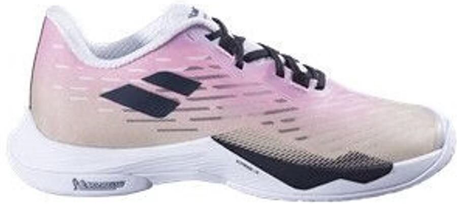 Babolat Shadow Tour 5 Women Indoor Tennisschoen Roze Groen
