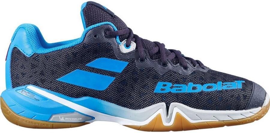 Babolat Shadow Tour Men Badmintonschoen Zwart Blauw