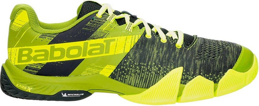 Babolat Movea Heren Sportschoenen Padel Smashcourt Green Yellow