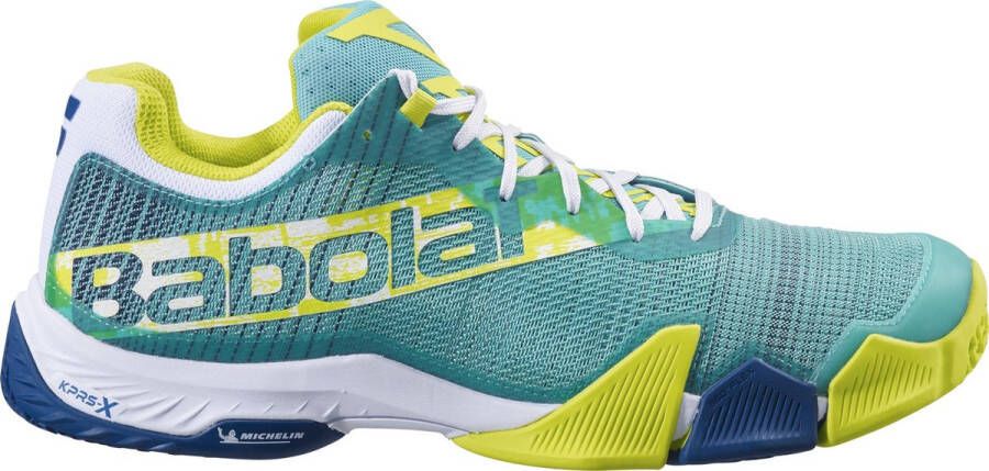 Babolat Jet Premura heren padelschoen groen geel wit