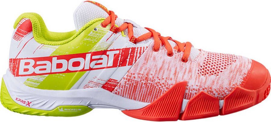 Babolat Movea Heren Sportschoenen Padel Smashcourt Red Yellow