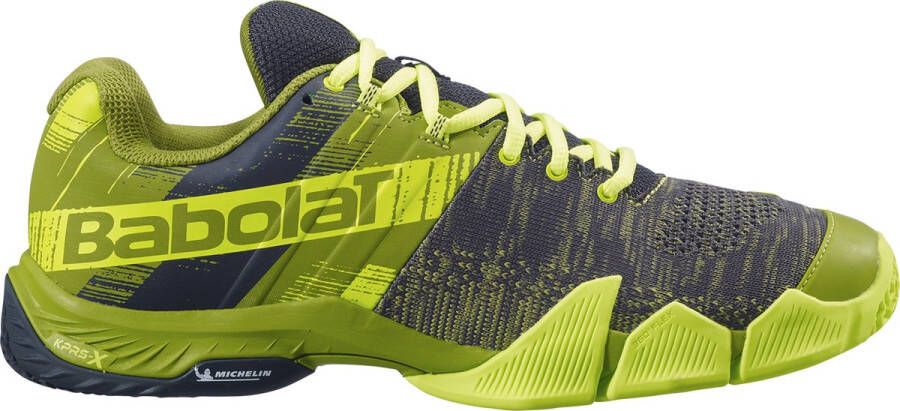 Babolat Movea Heren Sportschoenen Padel Smashcourt Green Yellow