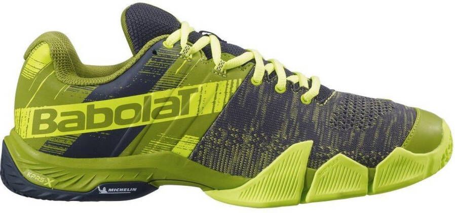 Babolat Movea Heren Sportschoenen Padel Smashcourt Green Yellow