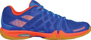 Babolat Shadow Team Men badmintonschoen blauw oranje ½
